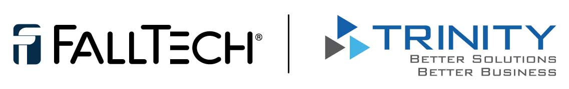 FallTech logo and Trinity Logo - with Tag